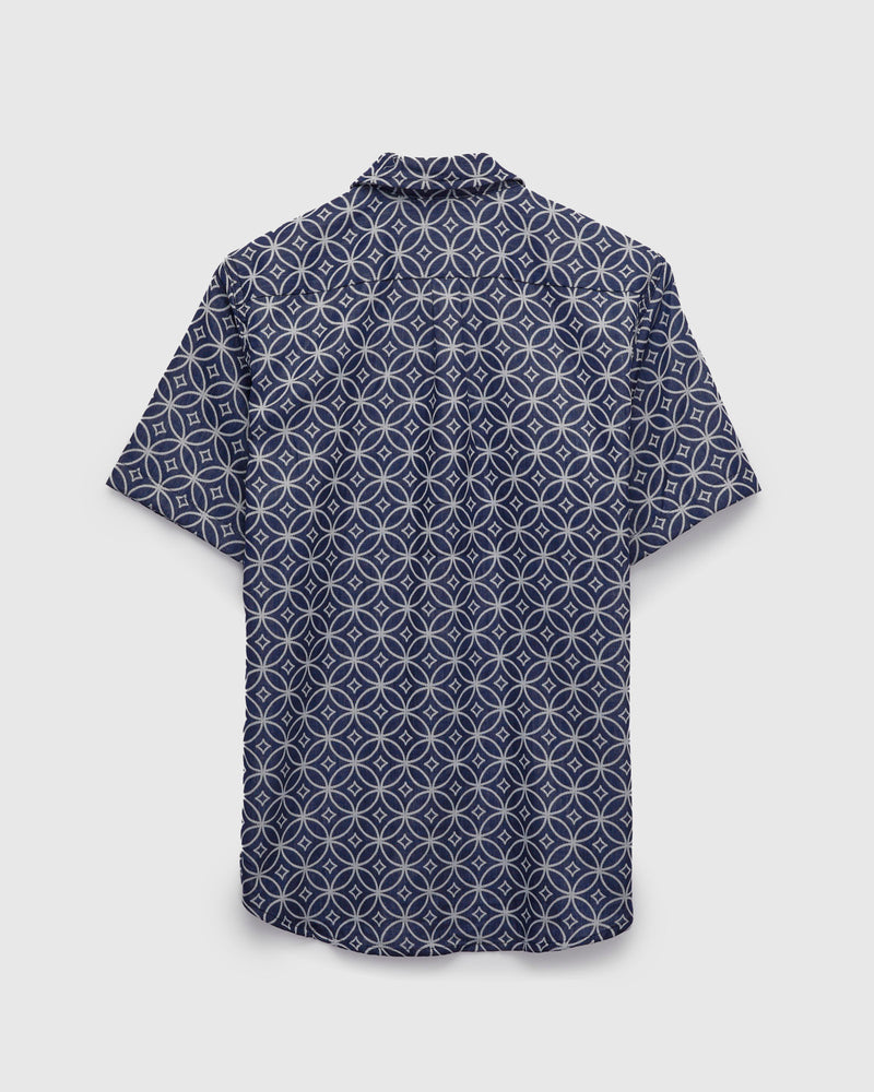 "Oxford SS Shirt" in Indigo Shippo