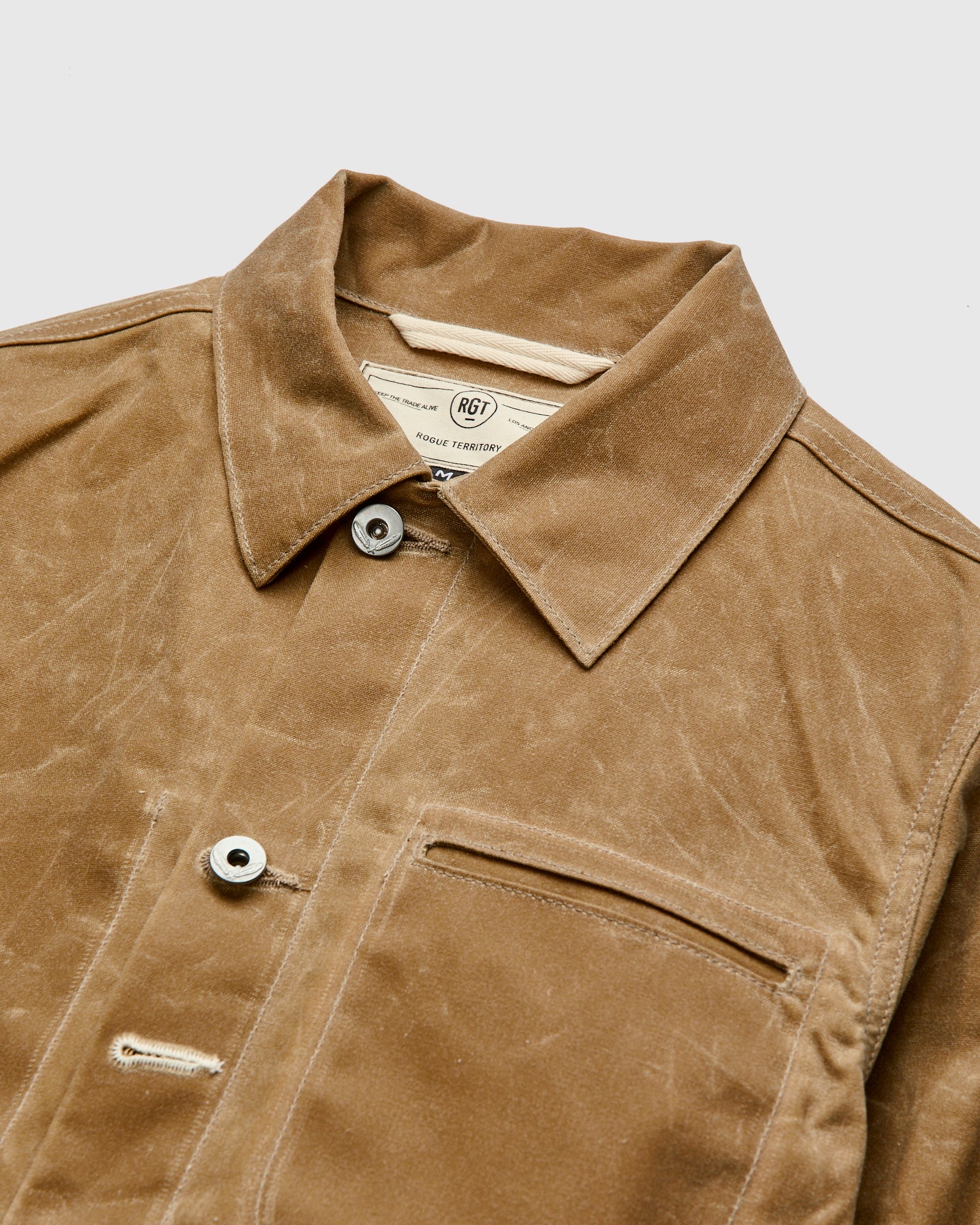 Waxed Canvas Supply Jacket in Tan Ridgeline – Blue Owl Workshop