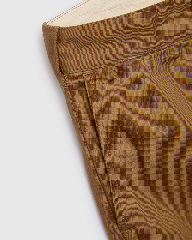 Chino Twill Work Trousers in Beige