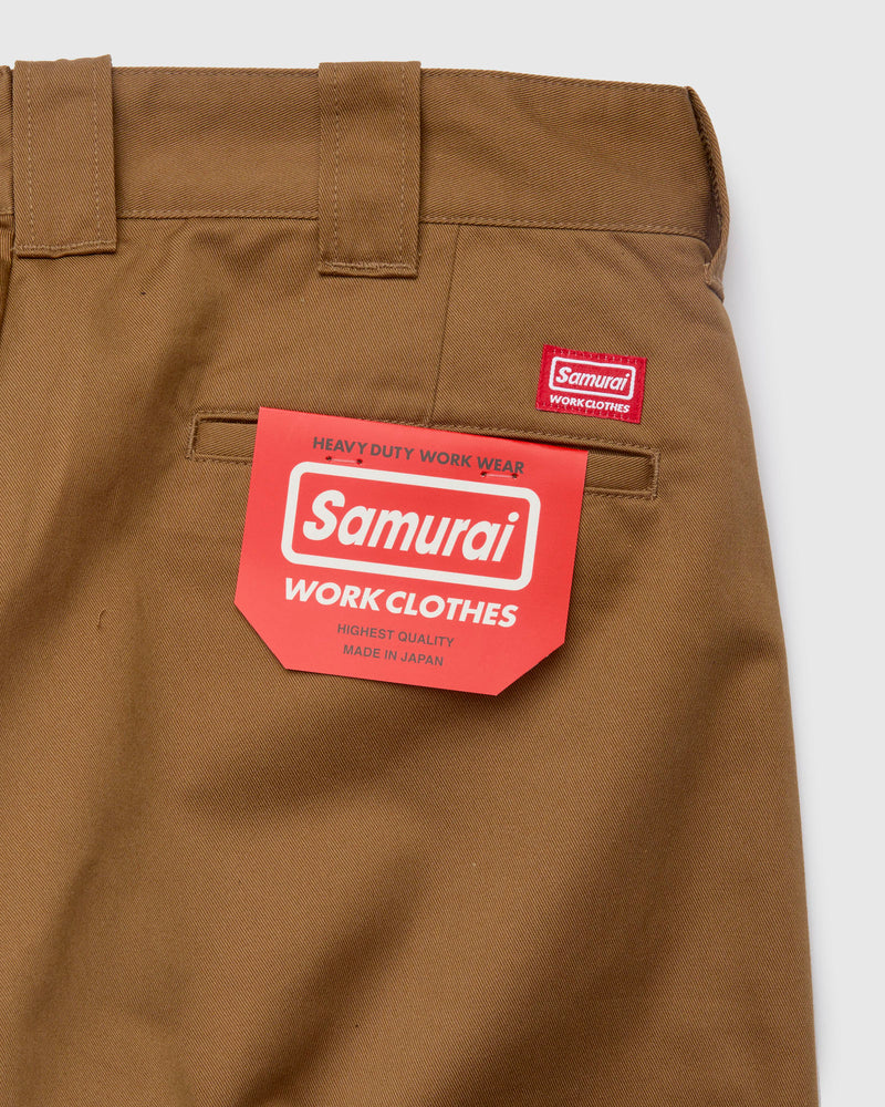 Chino Twill Work Trousers in Beige