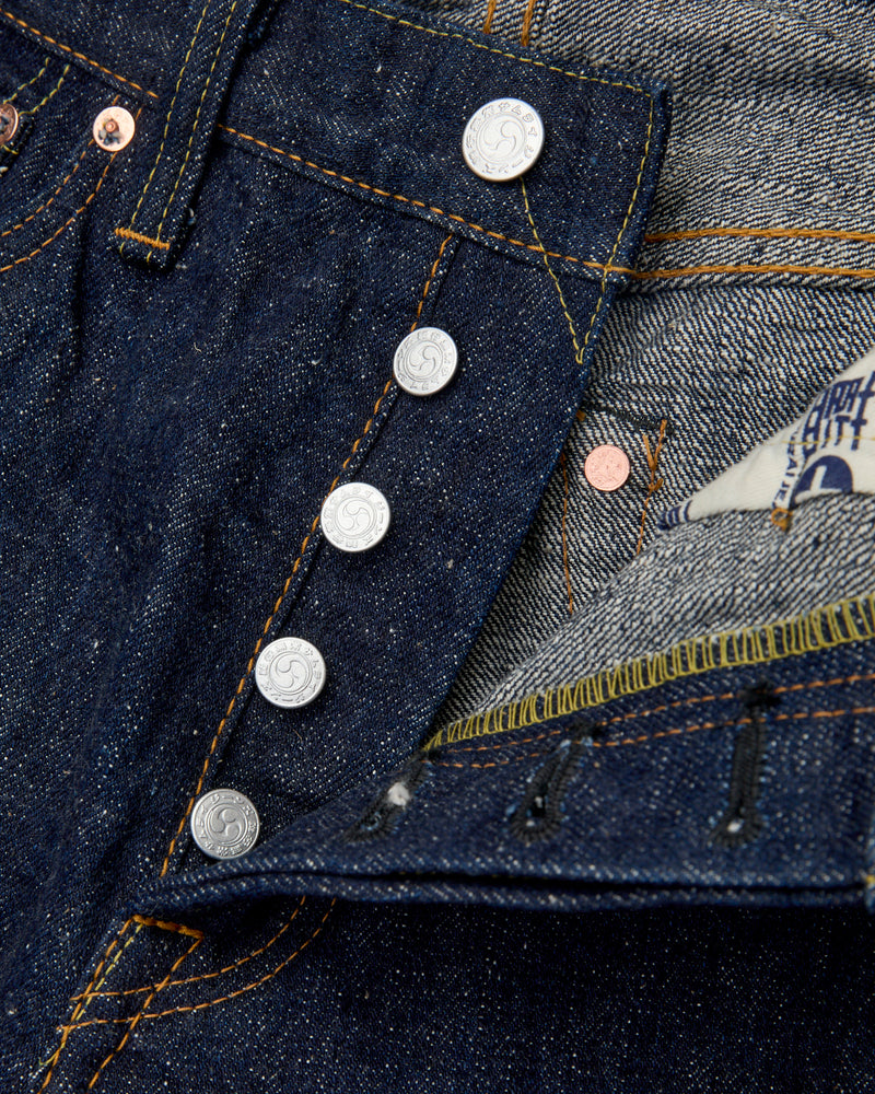 S511AX "Ai-Plus" 18oz Natural Indigo Selvedge Denim - Slim Tapered Fit