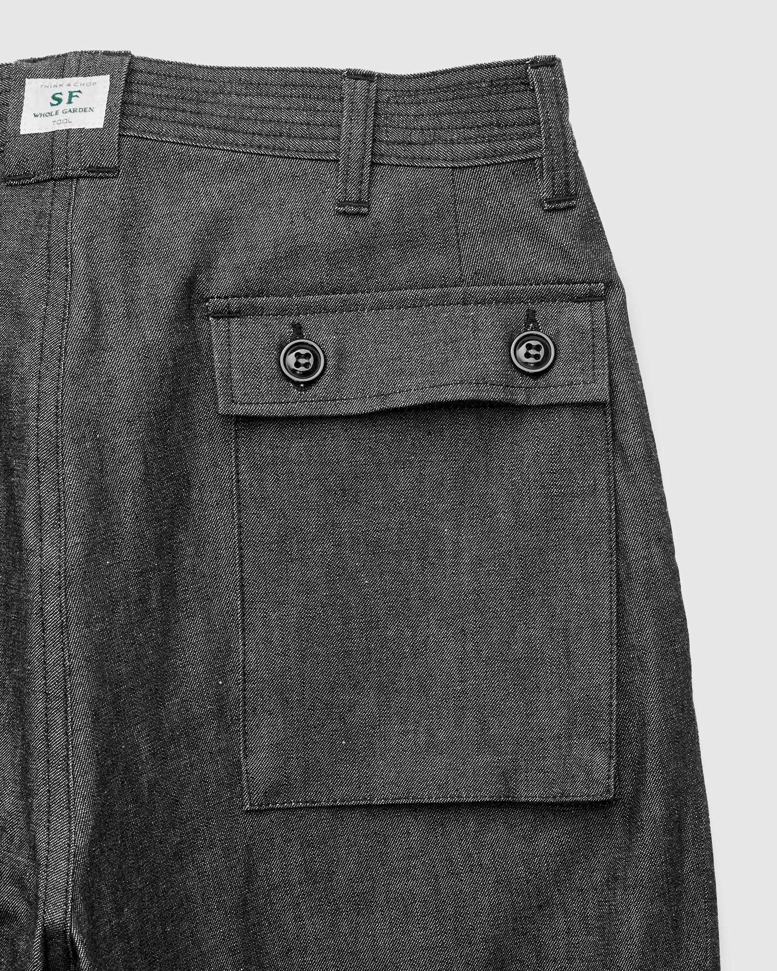 10oz Denim G.D.U Pants in Black – Blue Owl Workshop 10oz Denim G.D.U Pants in Black – Blue Owl Workshop