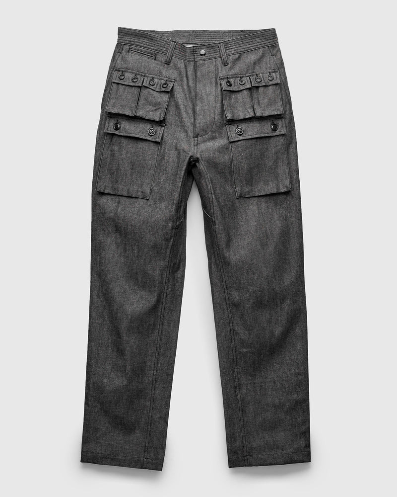 10oz Denim G.D.U Pants in Black Blue Owl Workshop 10oz Denim G.D.U Pants in Black Blue Owl Workshop