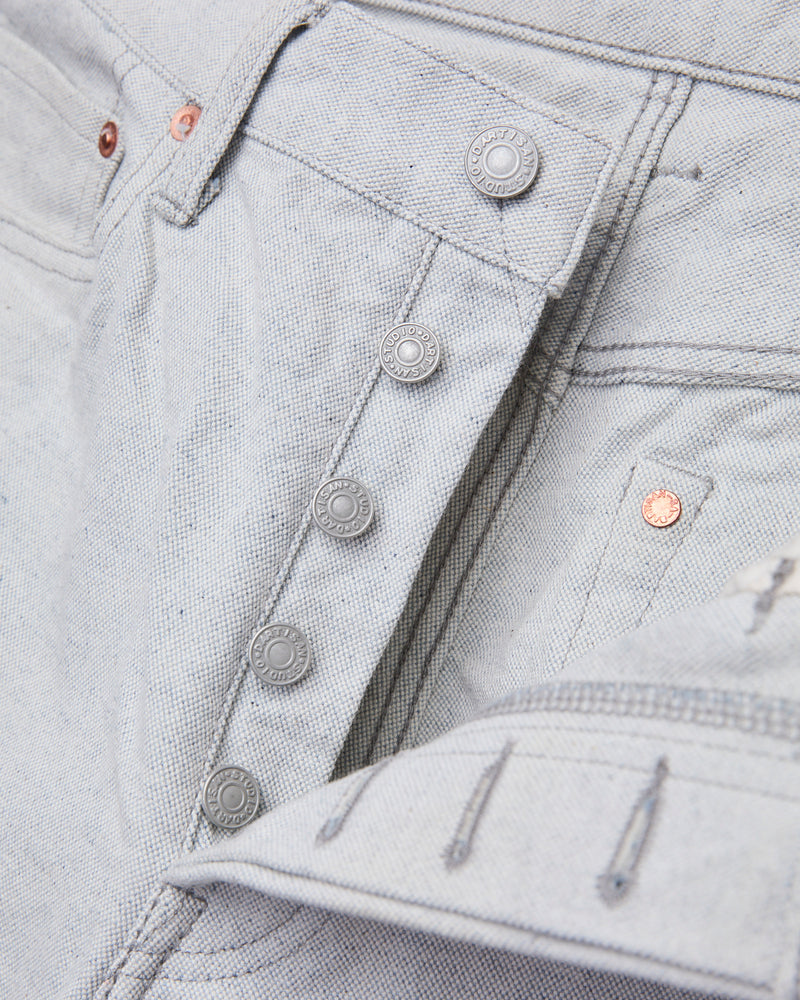 1896S "Upcycle" 13oz Indigo Canvas Pants - Regular Straight Fit