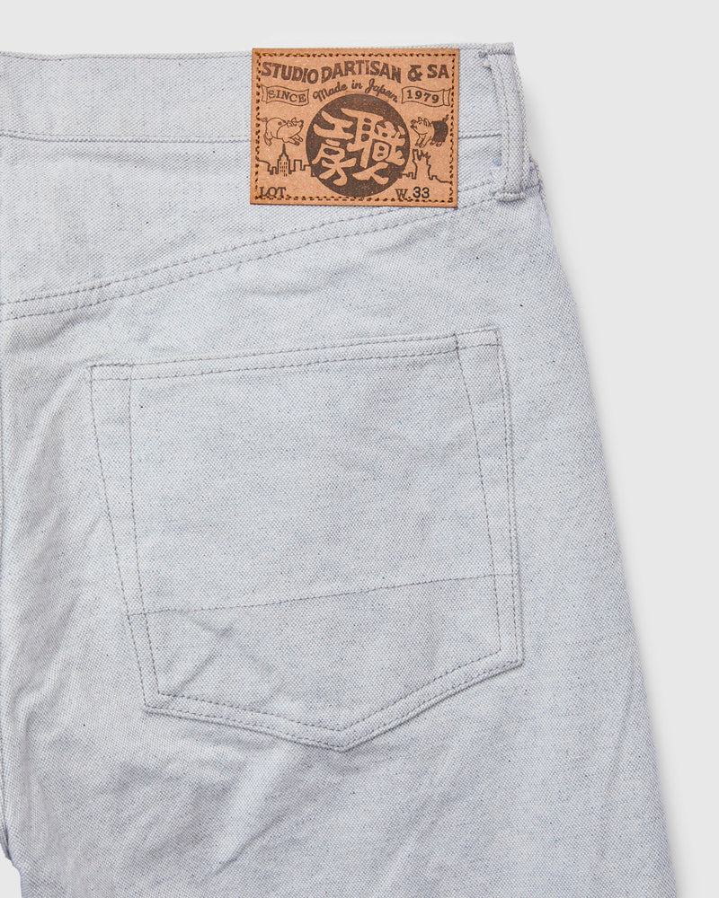 1896S "Upcycle" 13oz Indigo Canvas Pants - Regular Straight Fit