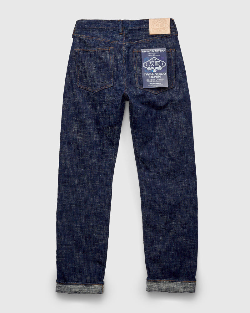 D1894 "Sou-Ai" 16oz Twin Indigo Selvedge Denim - Regular Straight Fit