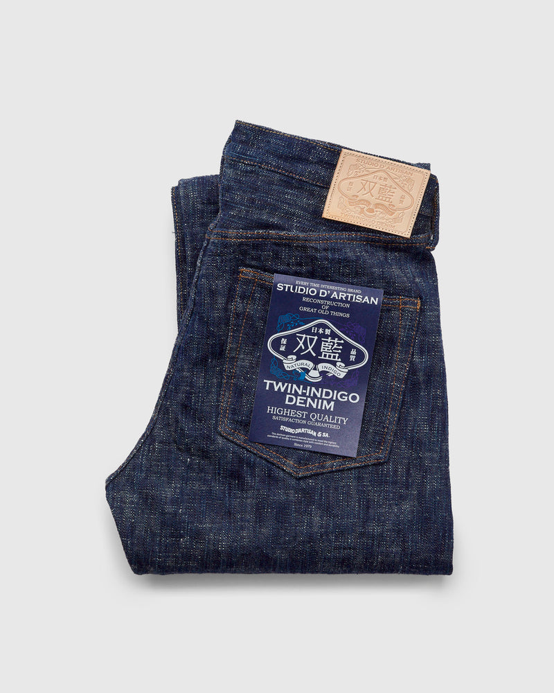 D1894 "Sou-Ai" 16oz Twin Indigo Selvedge Denim - Regular Straight Fit