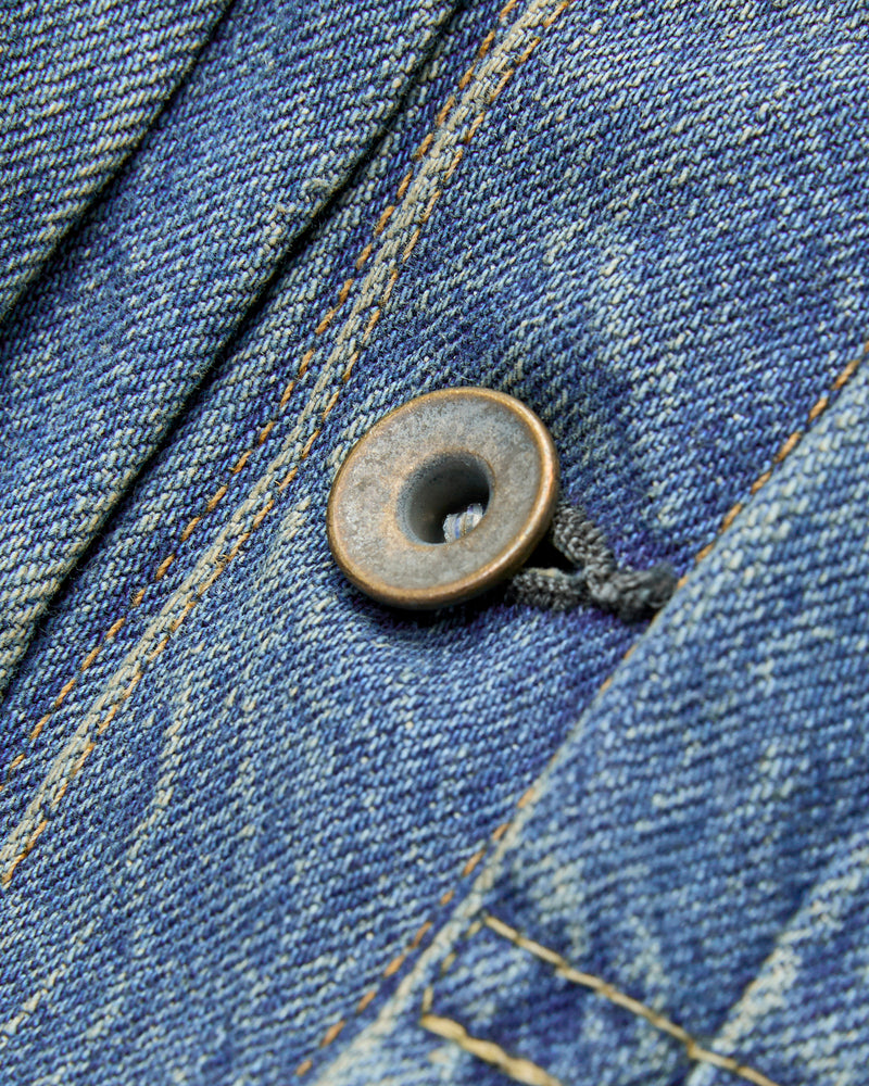 MSP-4000 Tsugihagi Selvedge Denim Jacket in Vintage Indigo