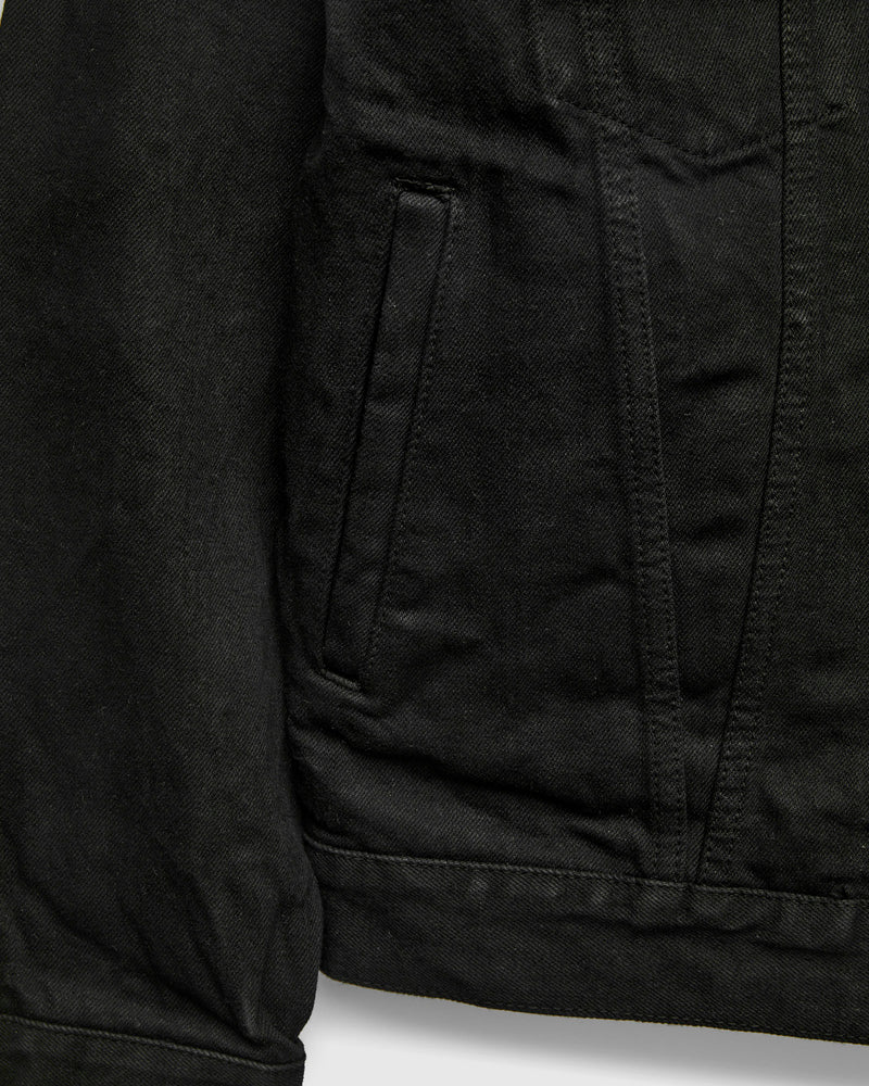 "Kyoto Montsuki" 13.5oz Selvedge Type-3 Jacket in Kyo Kuro Overdye
