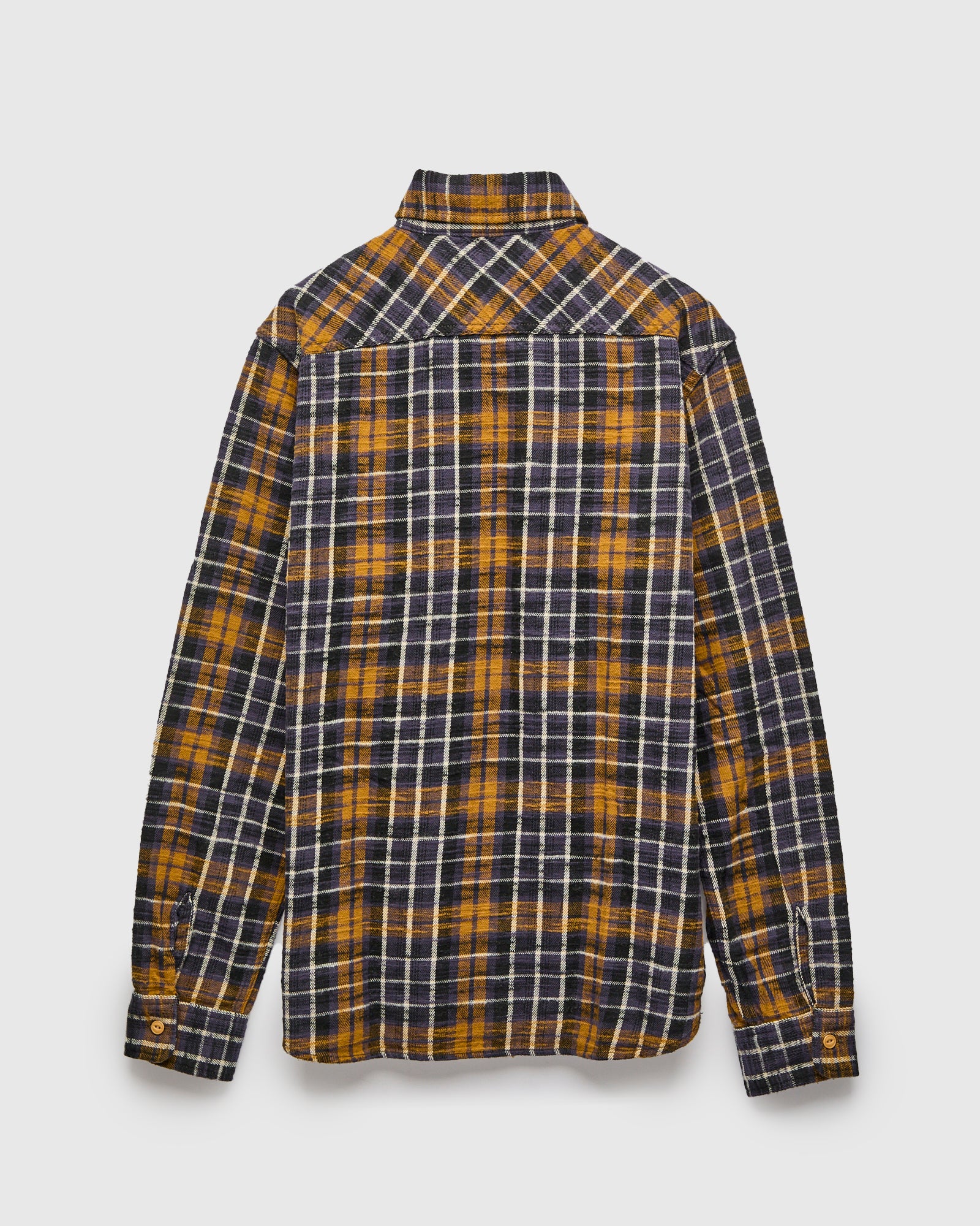 Slubby Flannel Shirt in Purple – Blue Owl Workshop