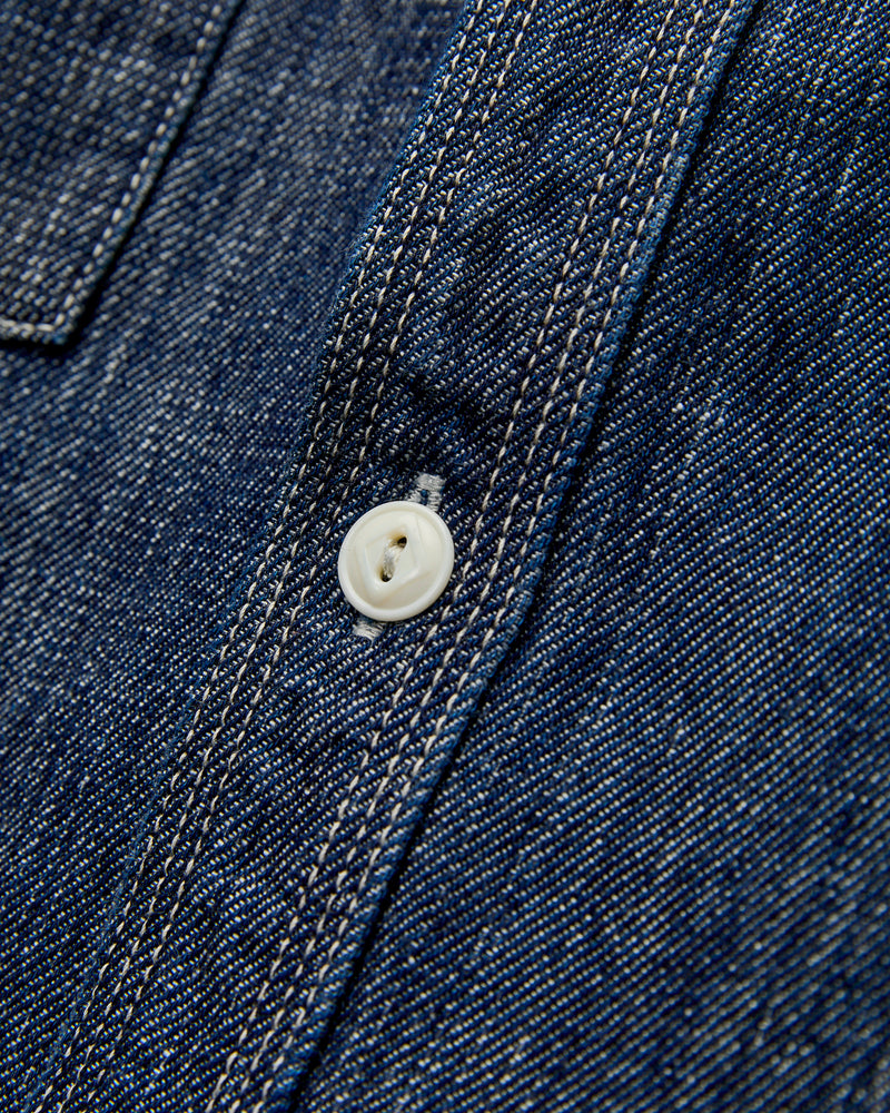 11.4oz Denim Double Weave Workshirt in Indigo