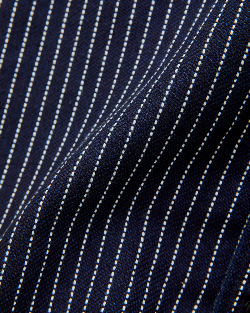 Heavy Selvedge Flannel Shirt in Wabash Indigo