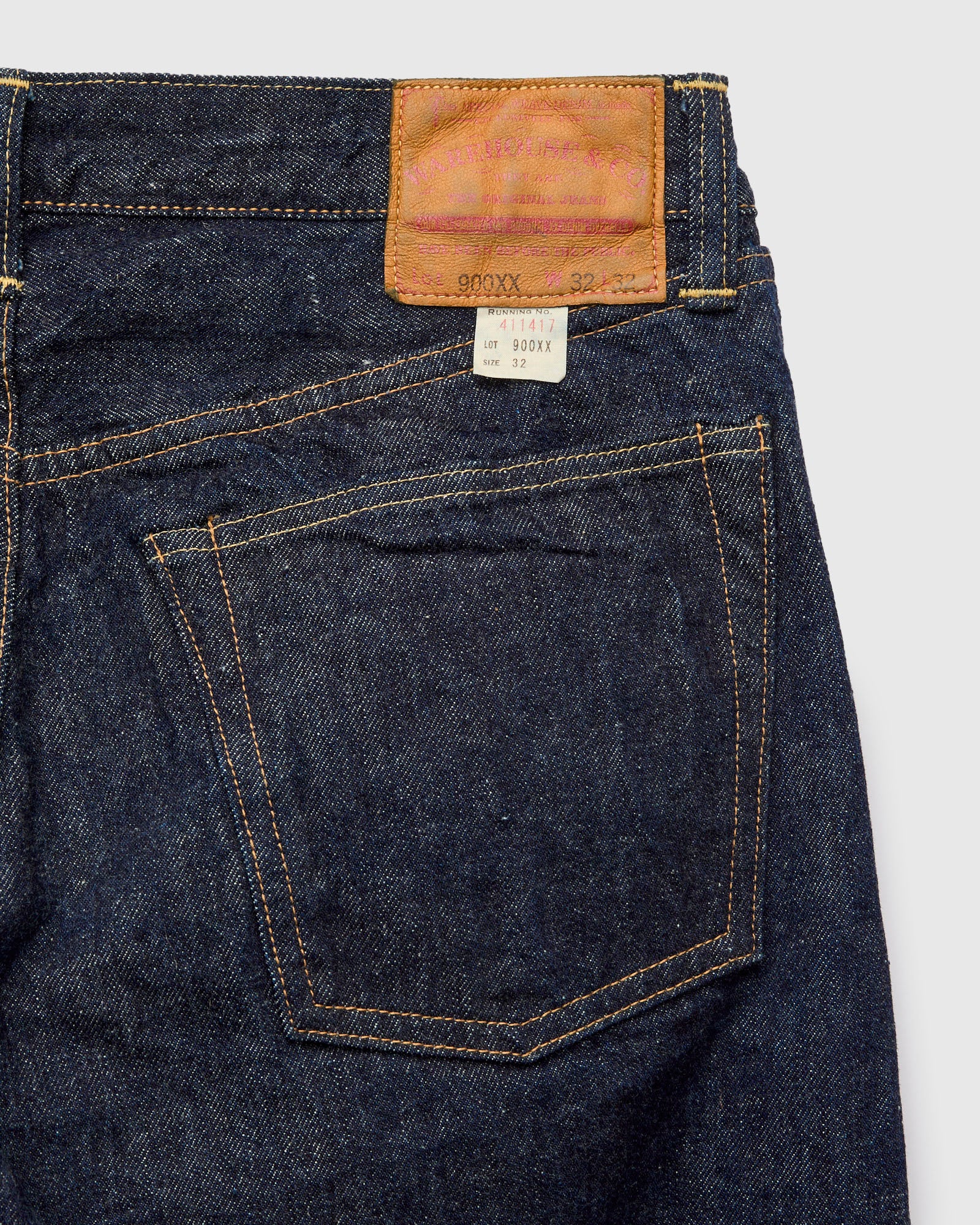 極美品✨　WAREHOUSE　デニムパンツ　900XX　W33　濃紺 900XX 13.5oz Rinsed Selvedge Denim - Slim Tapered Fit – Blue Owl