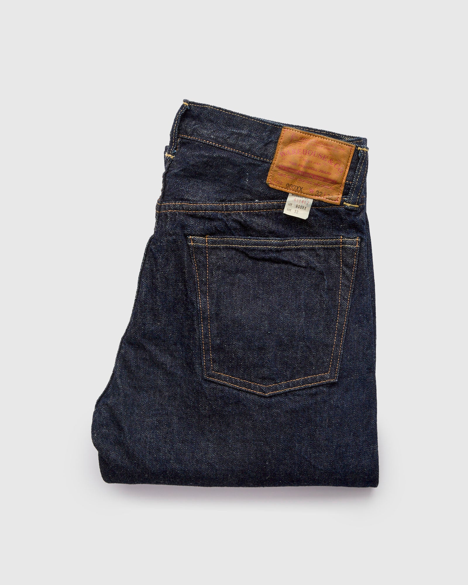 900XX 13.5oz Rinsed Selvedge Denim - Slim Tapered Fit – Blue Owl