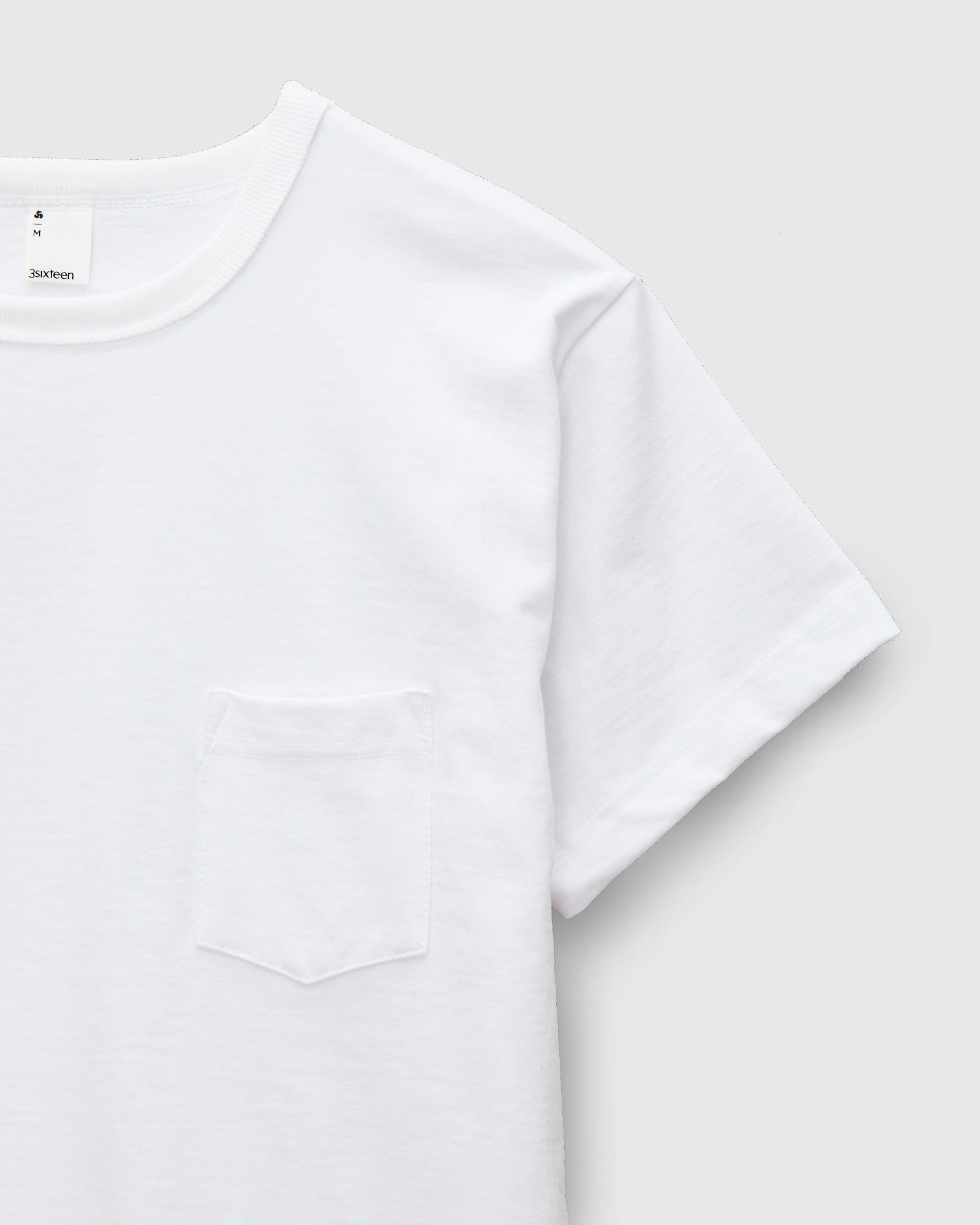 2-Pack Heavyweight Pocket T-Shirts in White – Blue Owl Workshop