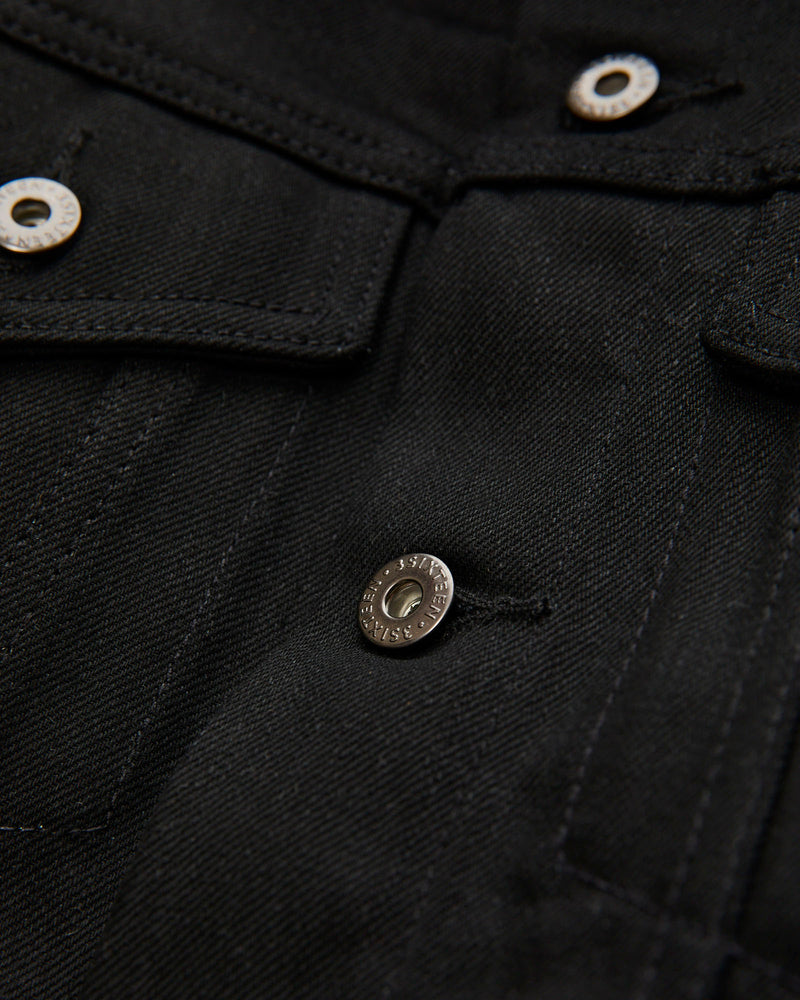 Type 3s Denim Jacket in Double Black