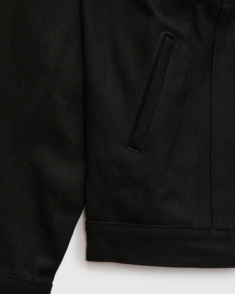 Type 3s Denim Jacket in Double Black