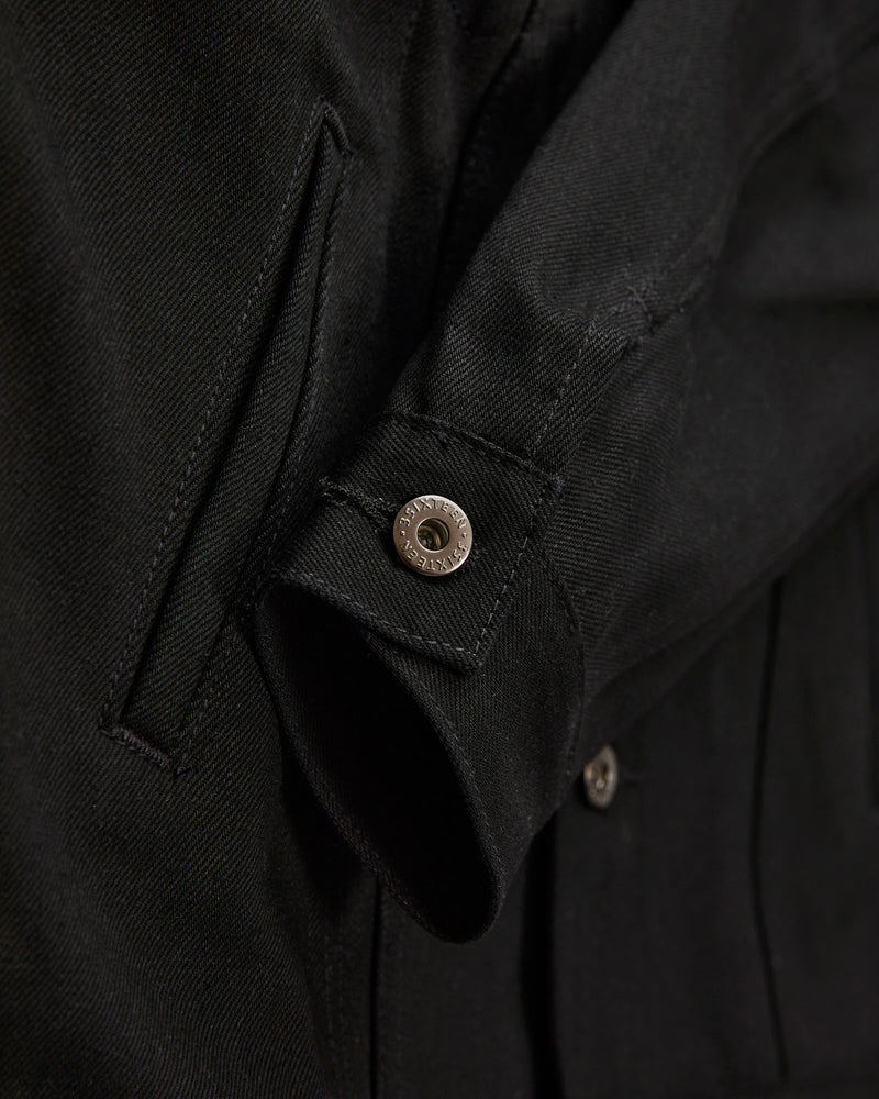 Type 3s Denim Jacket in Double Black