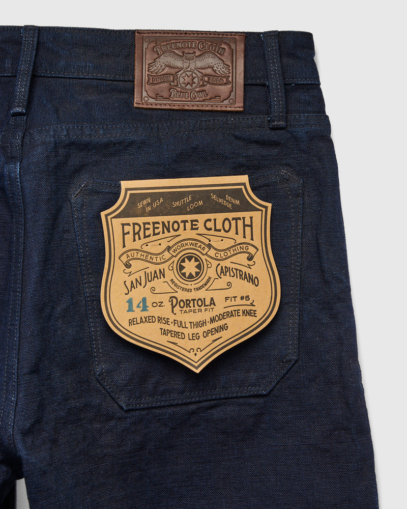 Rialto Pant in Rinsed Indigo