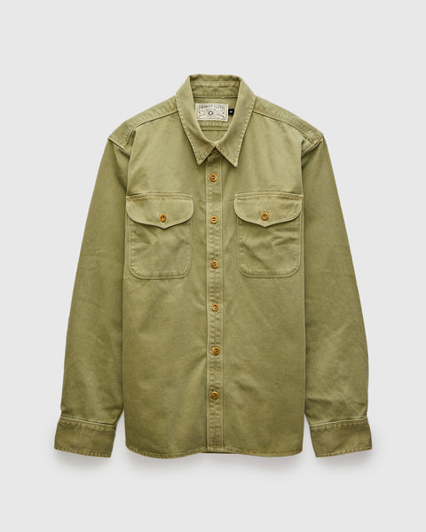 Utility Shirt in Olive – Blue Owl Workshop