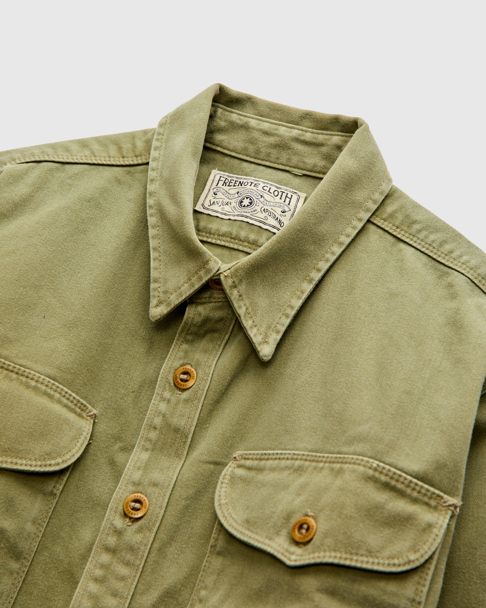 BUTCHER PRODUCTS UTILITY SHIRT OLIVE　 42 BUTCHER PRODUCTS UTILITY SHIRT OLIVE 42 2025_07_Product_FreenoteCloth_
