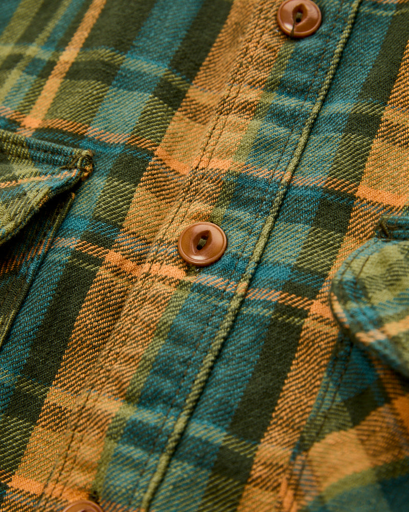 Wells Workshirt in Evergreen Plaid