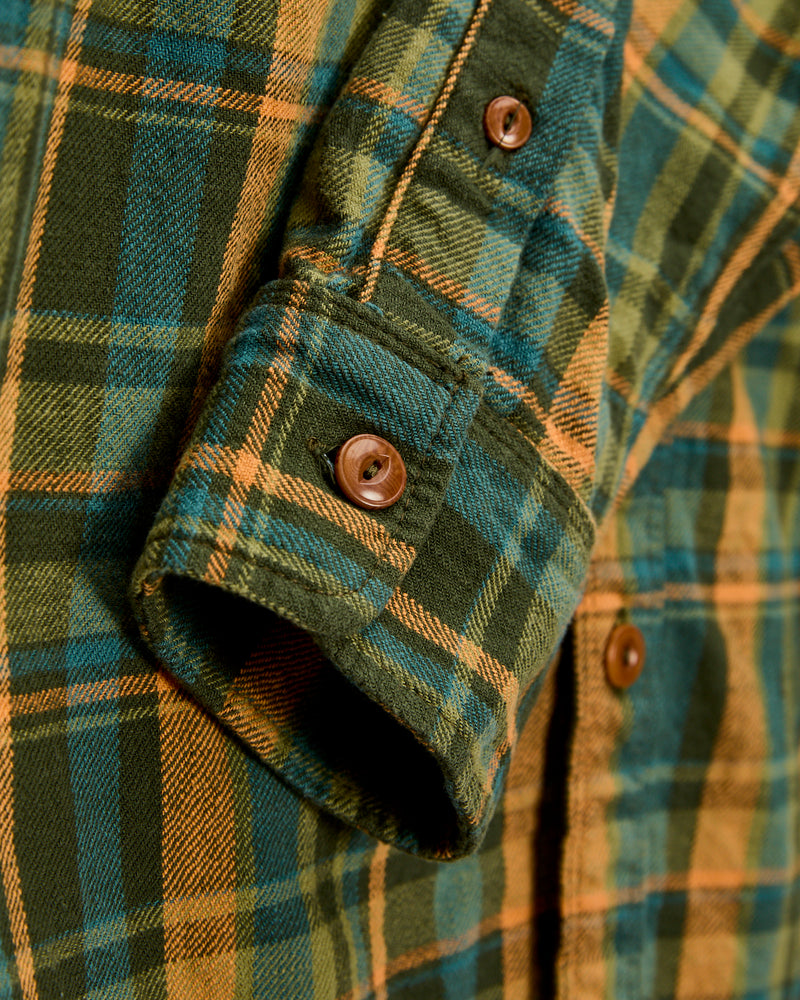 Wells Workshirt in Evergreen Plaid