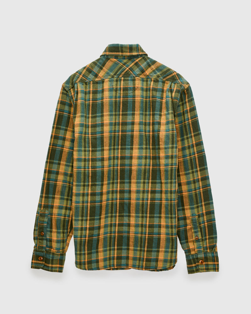 Wells Workshirt in Evergreen Plaid