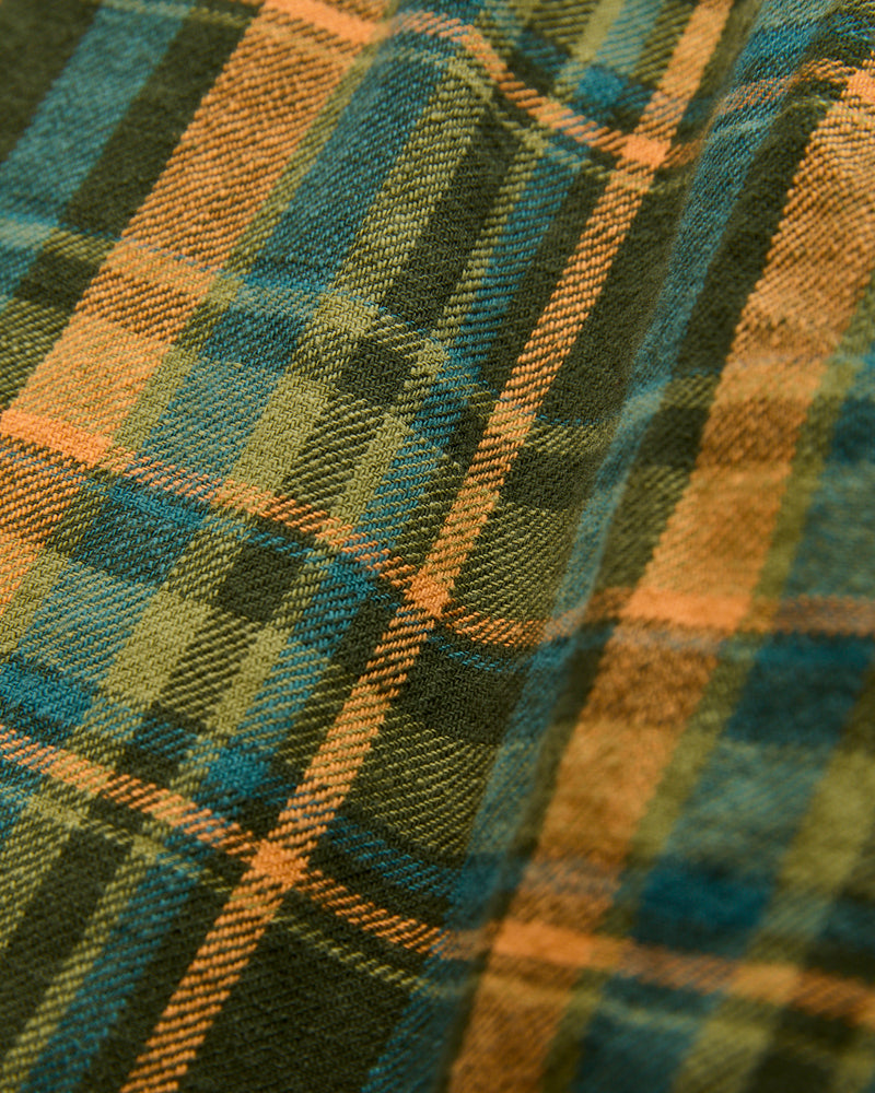 Wells Workshirt in Evergreen Plaid