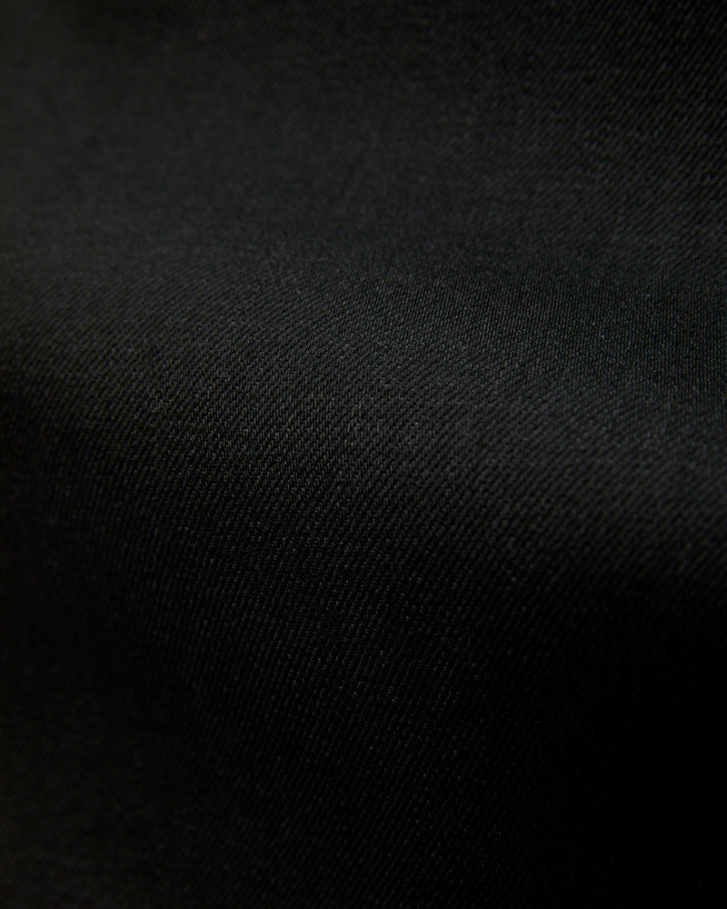 14oz Black Stretch Selvedge Denim - Hammer Straight