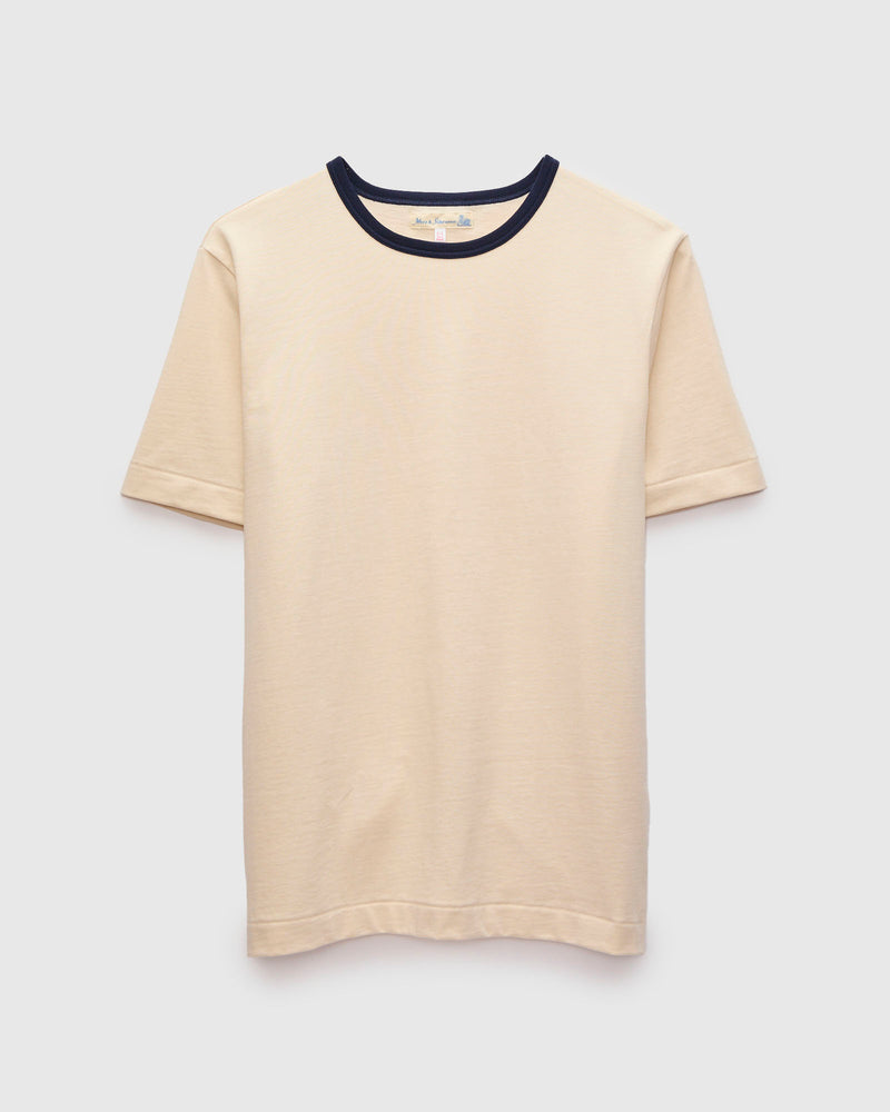 2M15B "Good Originals" Vintage Machine 6.8oz Jersey T-Shirt in Natural/Ink