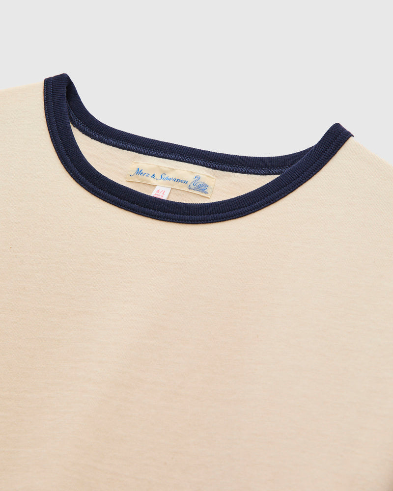 2M15B "Good Originals" Vintage Machine 6.8oz Jersey T-Shirt in Natural/Ink