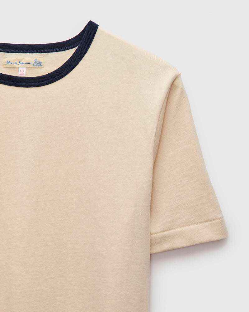 2M15B "Good Originals" Vintage Machine 6.8oz Jersey T-Shirt in Natural/Ink