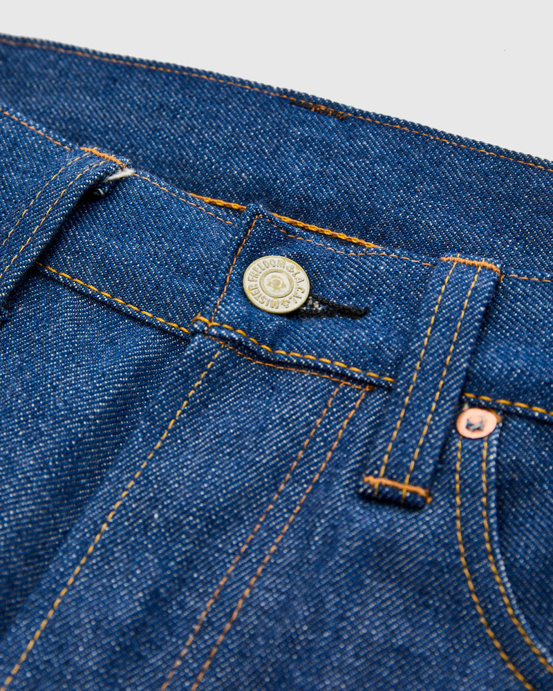 Lot 64 "Hanada Indigo" 13oz Greencast Selvedge Denim - Classic Tapered Fit