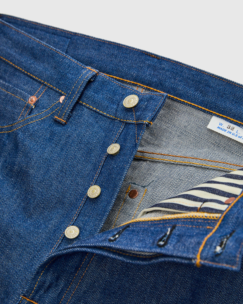 Lot 64 "Hanada Indigo" 13oz Greencast Selvedge Denim - Classic Tapered Fit