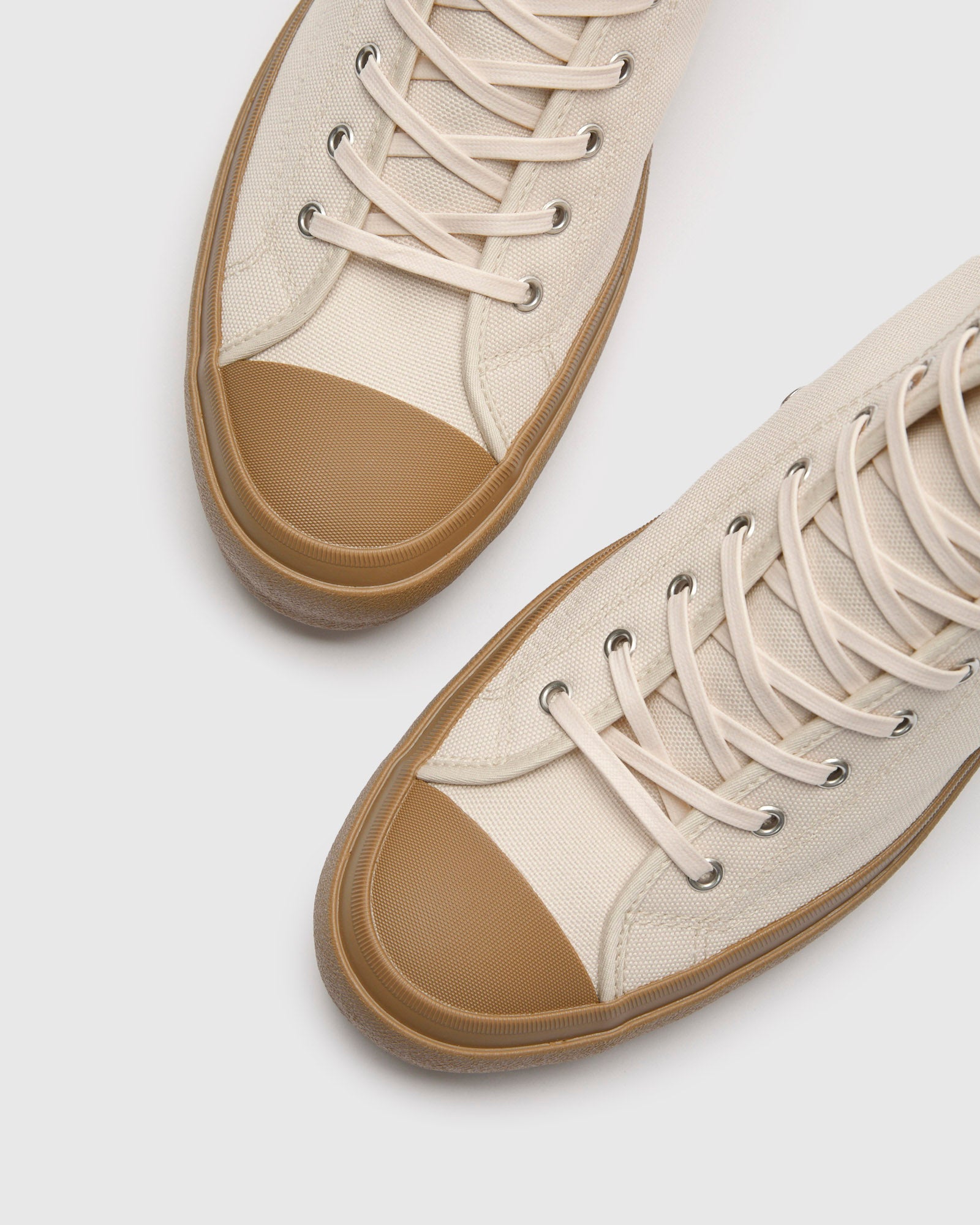 Hi Basket Sneaker in Natural – Blue Owl Workshop