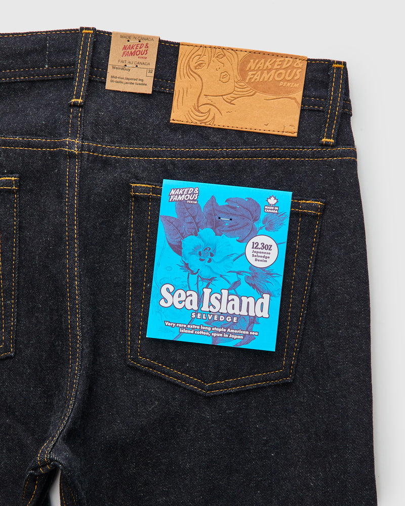 "Sea Island" 12.3oz Selvedge Denim - Weird Guy Fit