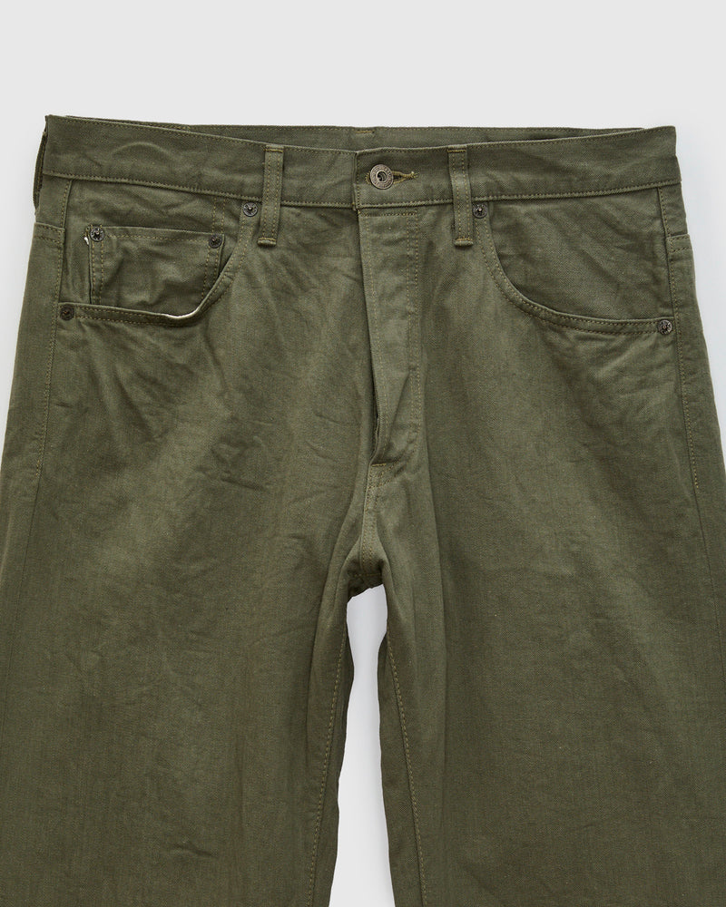 266SVC-LOL "Light Olive" 8oz Selvedge Chino Pants - Relaxed Straight Fit