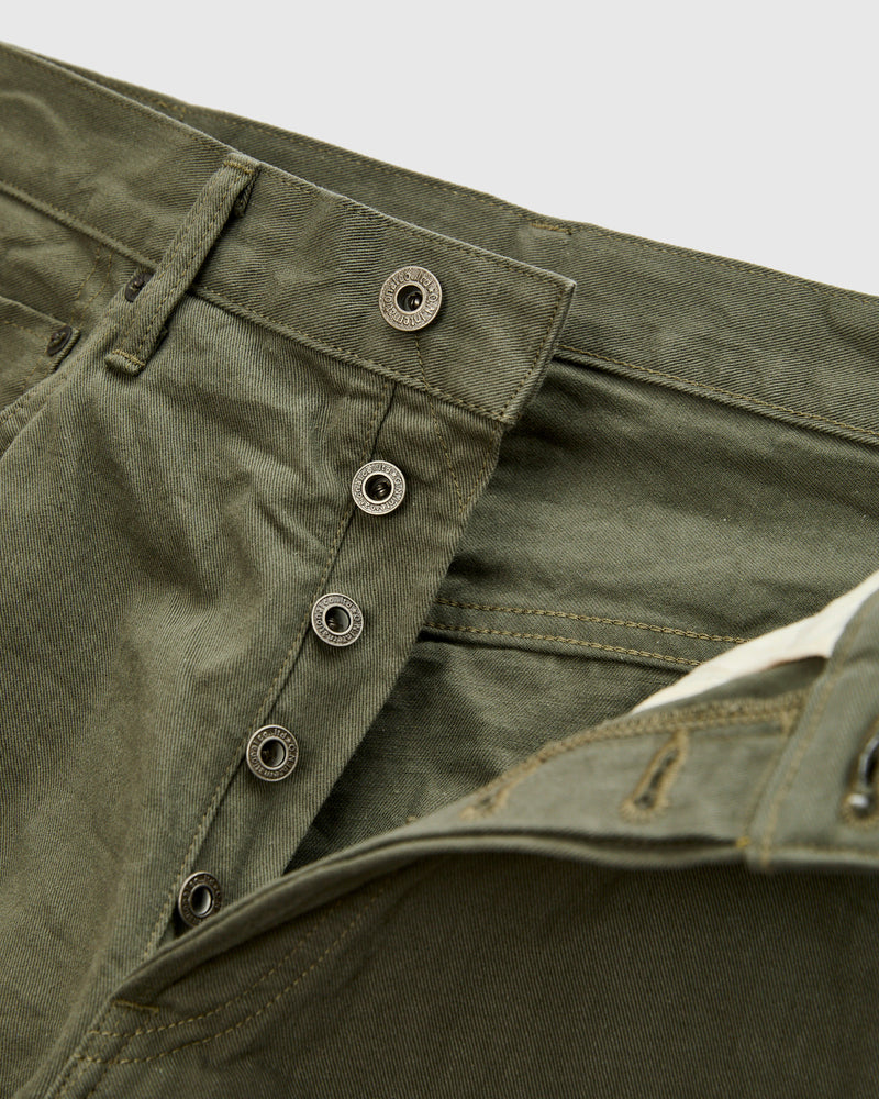 266SVC-LOL "Light Olive" 8oz Selvedge Chino Pants - Relaxed Straight Fit
