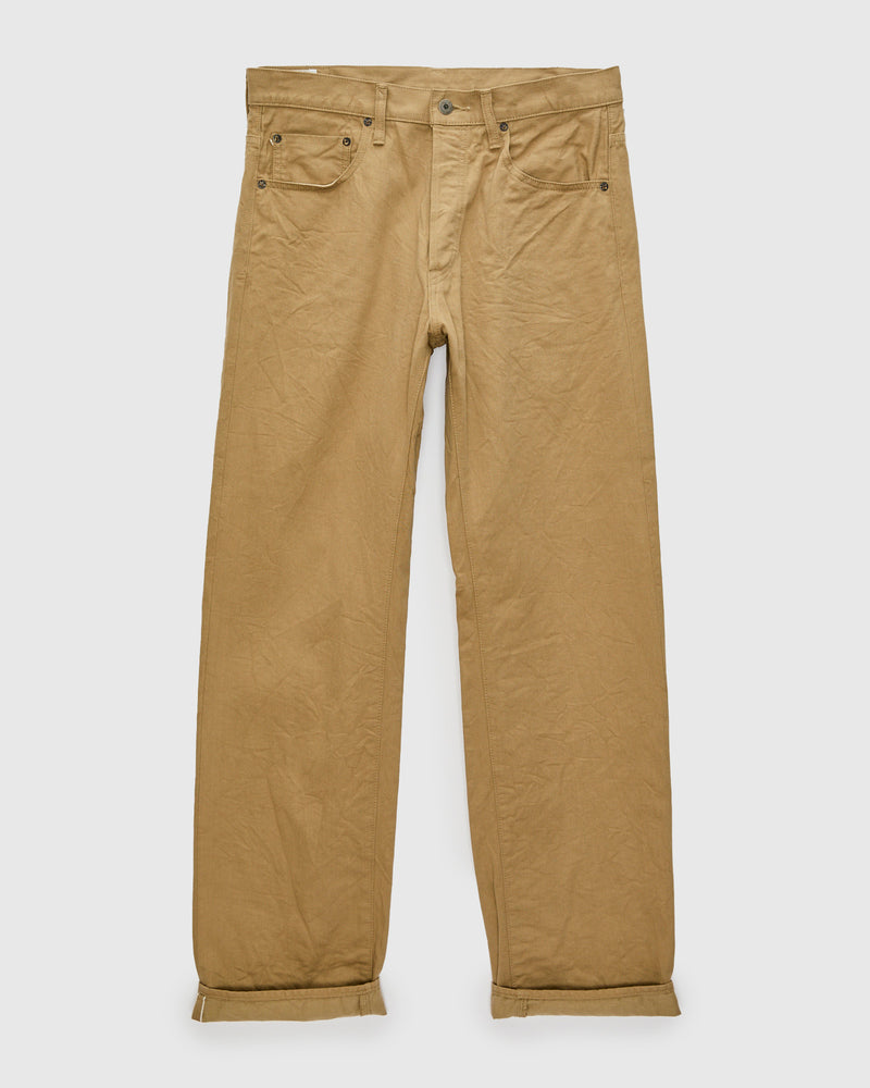 266SVC-KHB "Khaki Beige" 8oz Selvedge Chino Pants - Relaxed Straight Fit