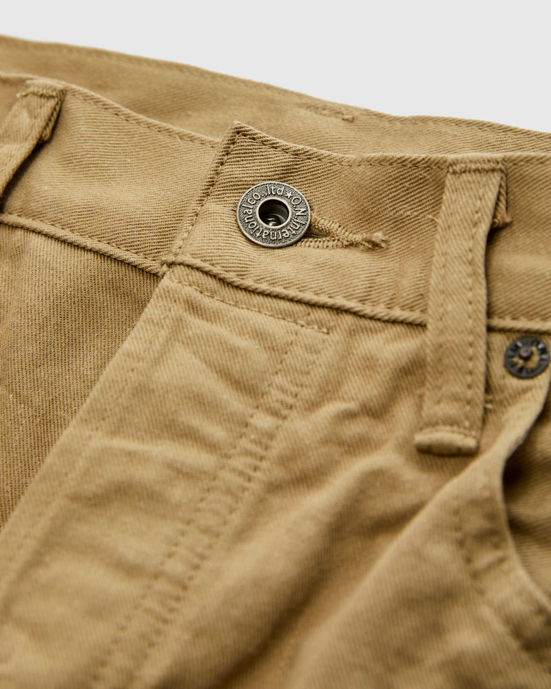 266SVC-KHB "Khaki Beige" 8oz Selvedge Chino Pants - Relaxed Straight Fit