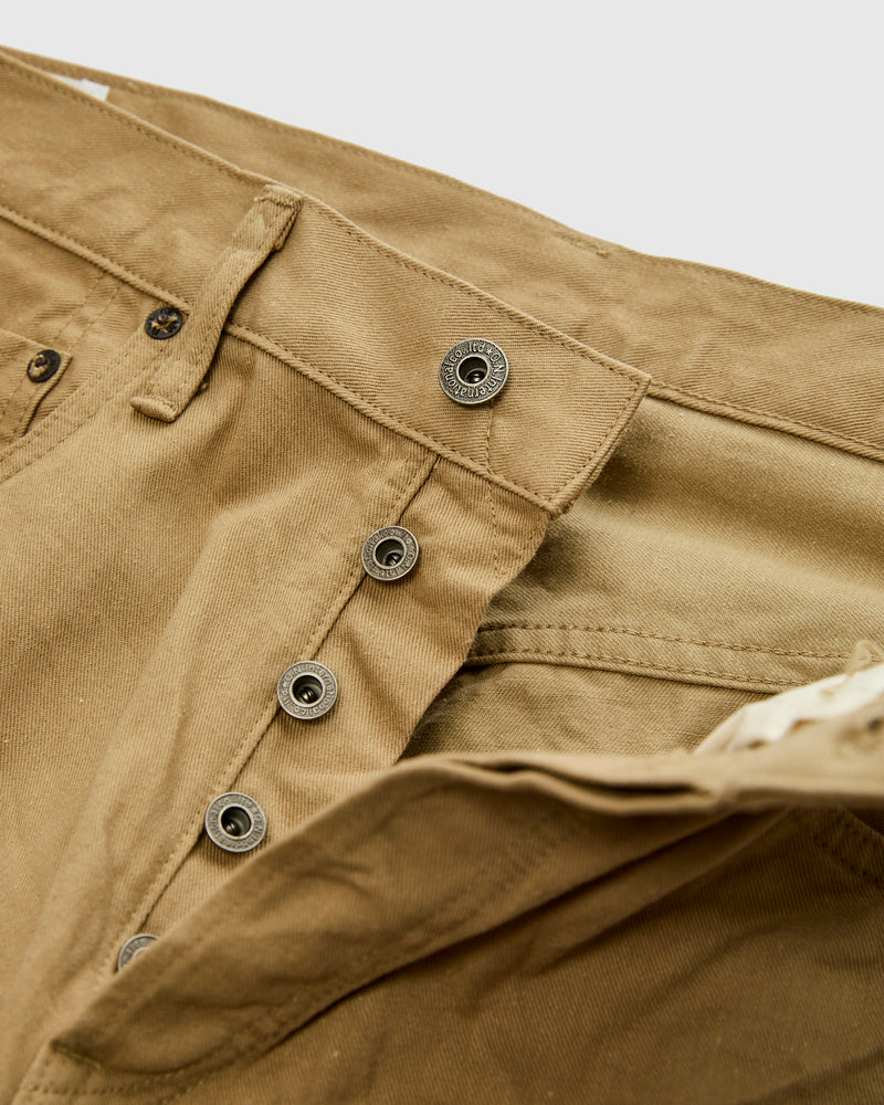 266SVC-KHB "Khaki Beige" 8oz Selvedge Chino Pants - Relaxed Straight Fit