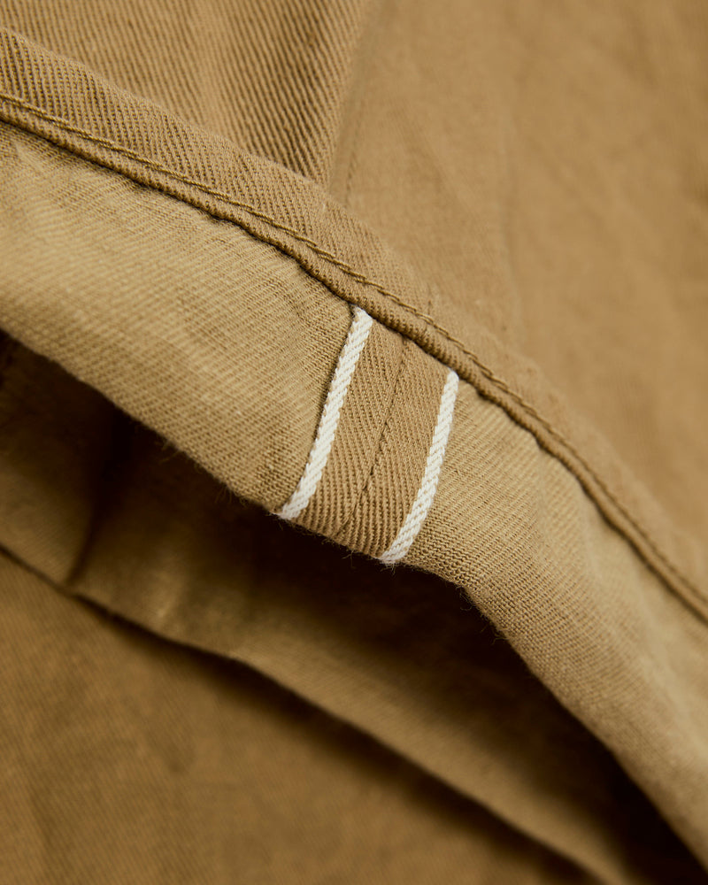 266SVC-KHB "Khaki Beige" 8oz Selvedge Chino Pants - Relaxed Straight Fit