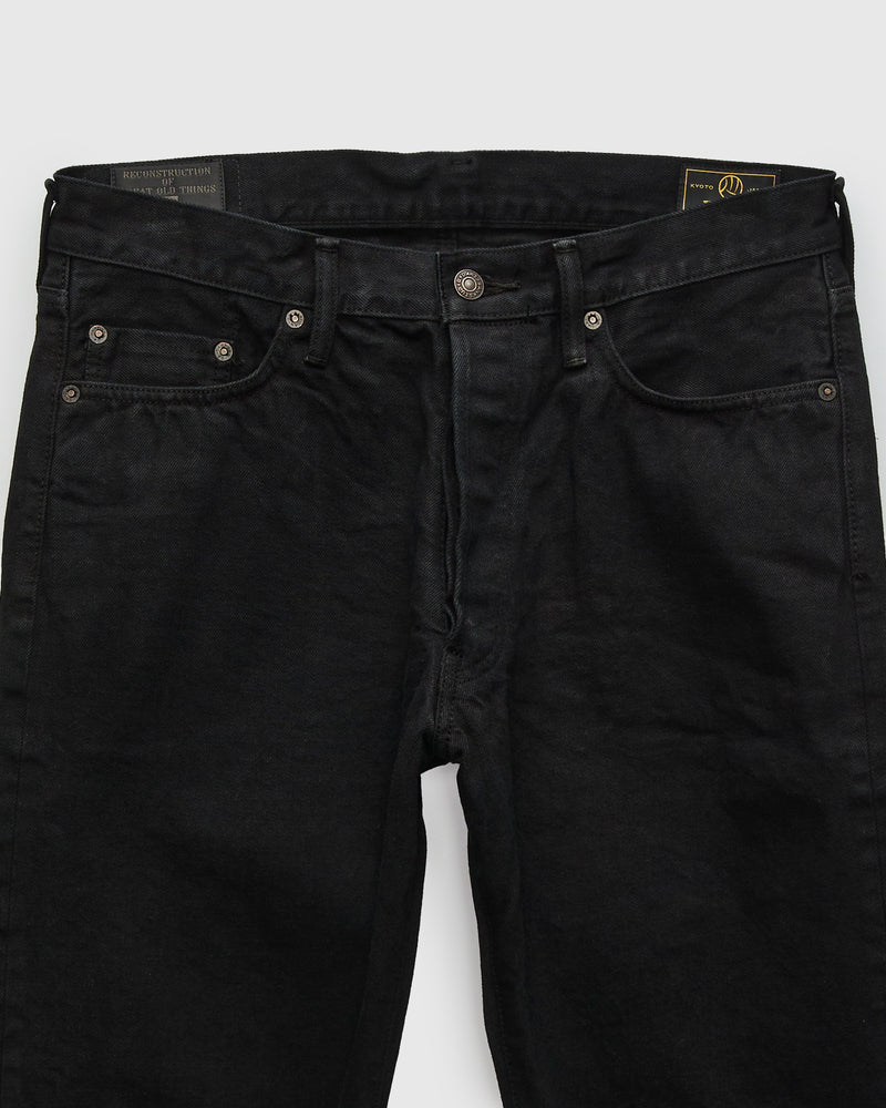 D1899S "Kyoto Montsuki" 13.5oz Kuro Overdye x Natural Indigo Selvedge Denim - Tapered Fit