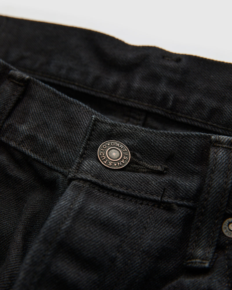 D1899S "Kyoto Montsuki" 13.5oz Kuro Overdye x Natural Indigo Selvedge Denim - Tapered Fit