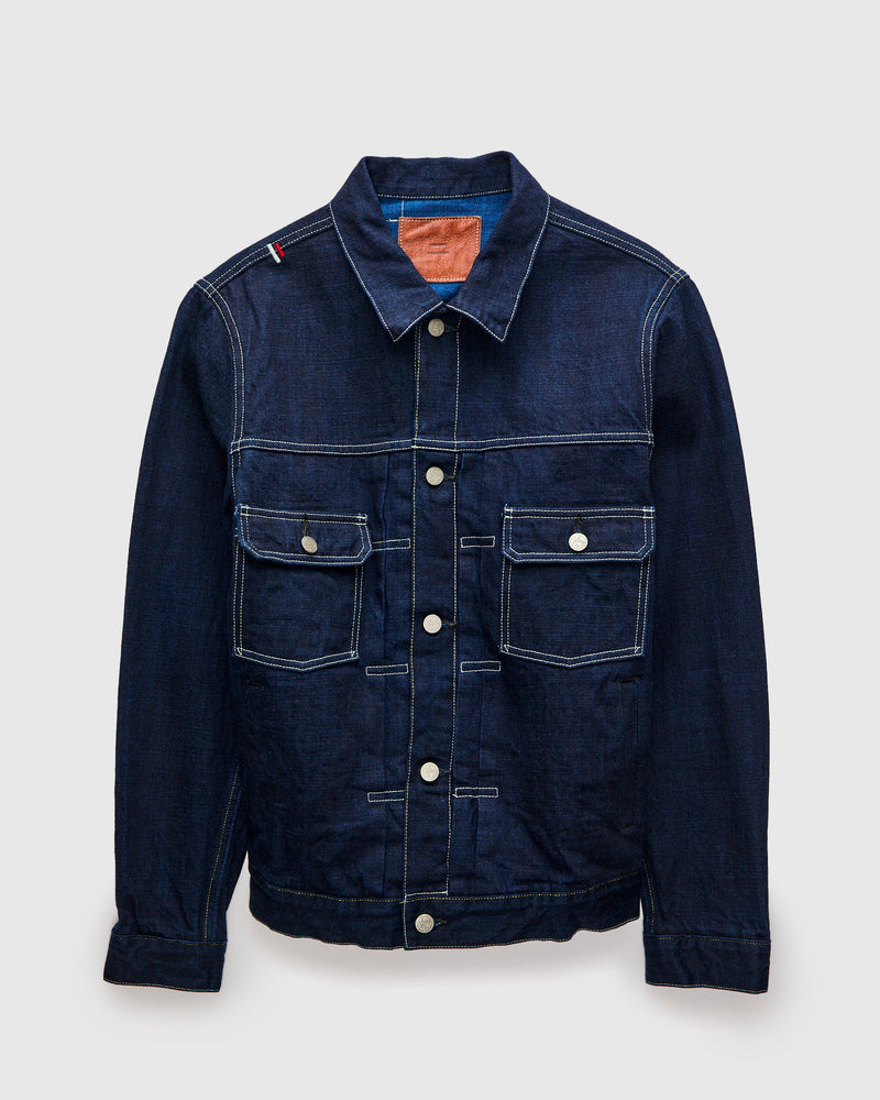 402TB "Yurai" 15oz Natural Indigo Type 2 Selvedge Denim Jacket