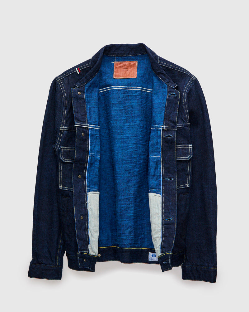 402TB "Yurai" 15oz Natural Indigo Type 2 Selvedge Denim Jacket
