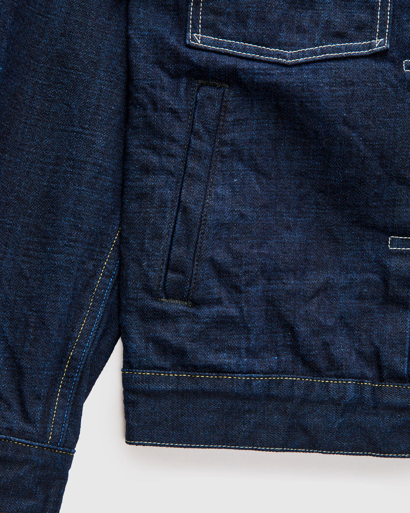 402TB "Yurai" 15oz Natural Indigo Type 2 Selvedge Denim Jacket