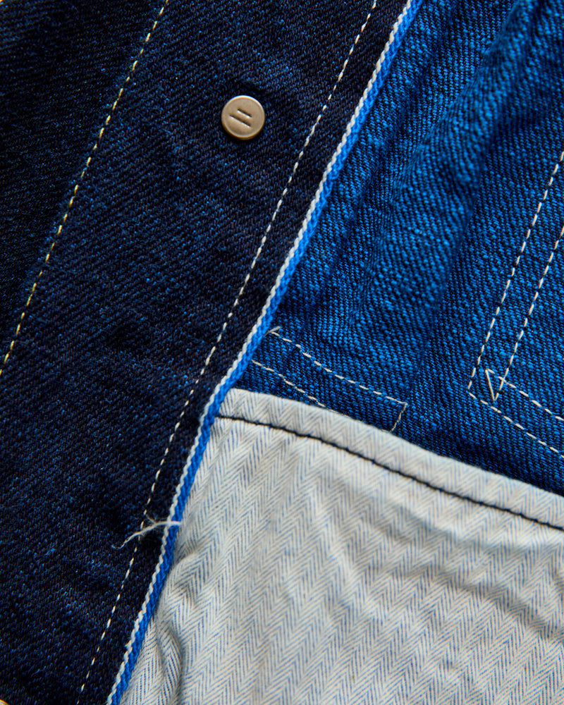 402TB "Yurai" 15oz Natural Indigo Type 2 Selvedge Denim Jacket
