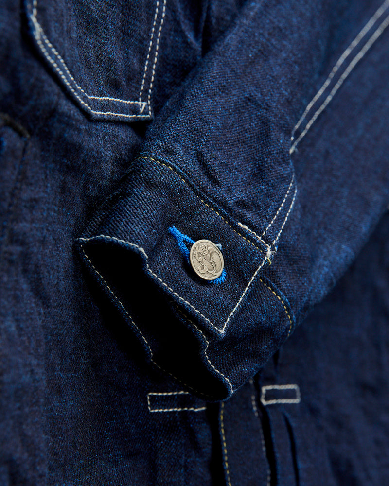 402TB "Yurai" 15oz Natural Indigo Type 2 Selvedge Denim Jacket